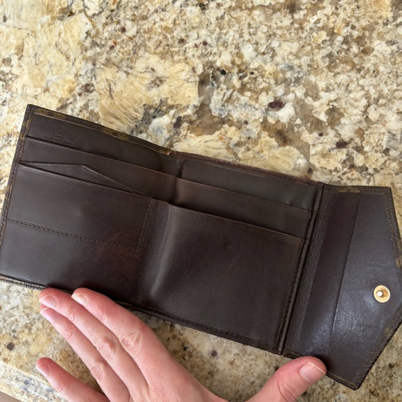 Rare Louis Vuitton Monogram Wallet with Smooth Ebene Leather Interior - Picture 3 of 15